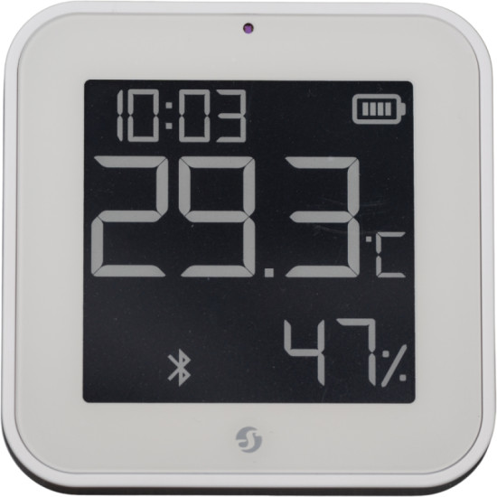Shelly BLU H&T Display ZB - Zigbee Raumklima-Sensor mit Display, Weiß