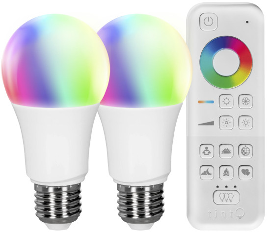 Müller Licht LED Lampe A60 tint Starter Set 9W E27 806lm white color 404013