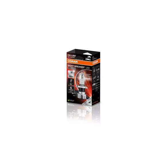 Osram Night Breaker H4 LED Motorradlampe P43t 21/20 W tageslichtweiss, Nachrüst-Set 4062172398114