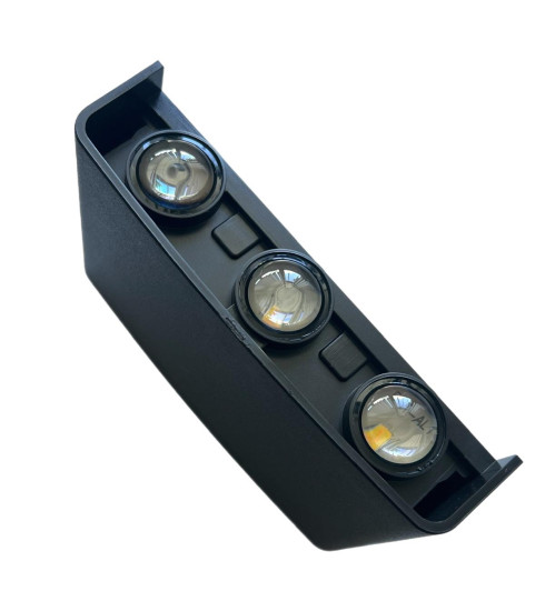 Bioledex LED Wandleuchte 3x2W 3000/4000/6500K 60° schwarz