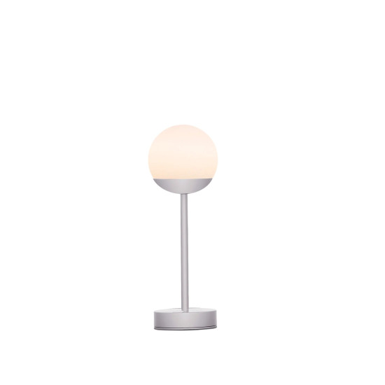 NewGarden NORAI SLIM 35 spacegrau LED Tischleuchte 3-Touch-Dimmer Akku Innen & Außen IP44