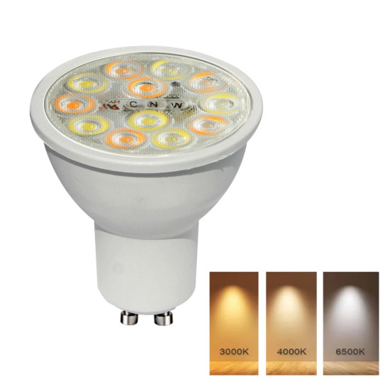 Bioledex GU10 LED Lampe CCT 3000K/4000K/6500K 6W 550Lm wie 50W