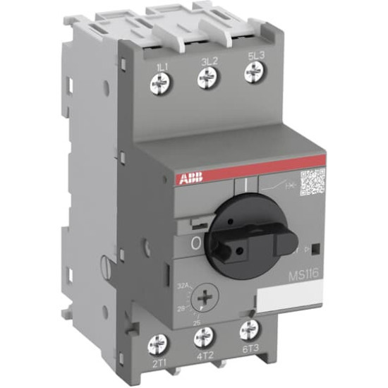 ABB MS116-32 Motorschutzschalter Auslöseklasse 10A, 25 ... 32 A, Made in Germany