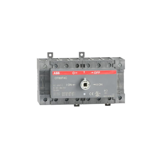 ABB OT80F4C Lastumschalter 4-polig 80A o. Griff u. Welle I-0-II