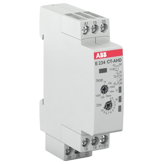ABB CT-AHD.22 Zeitrelais, rückfallverzögert 2We, 24-48VDC, 24-240VAC