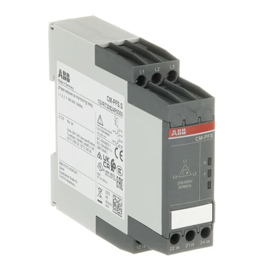 ABB CM-PFS.S Dreiphasenüberwachungsrelais 2We, L1-L2-L3=200-500VAC 50/60Hz, Made in Germany