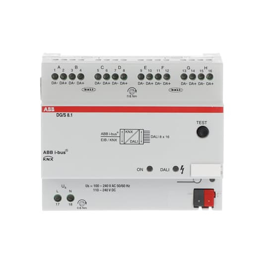 ABB DG/S8.1 DALI-Gateway, 8fach, REG, Made in Germany