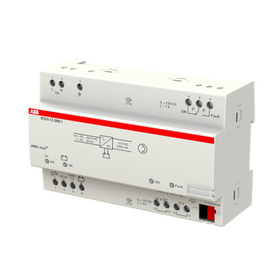 ABB NTU/S12.2000.1 Unterbrechungsfreies Netzteil, 12 V DC, 2 A, REG, Made in Germany