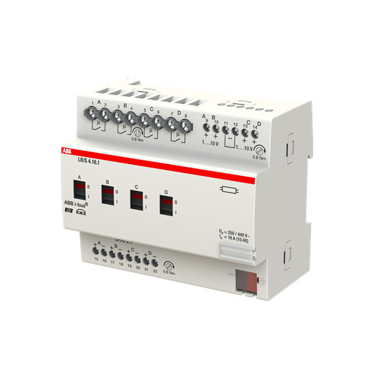 ABB LR/S4.16.1 Lichtregler, 4fach, 1-10 V, REG, Made in Germany