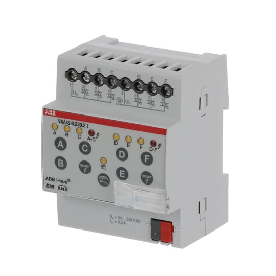 ABB VAA/S6.230.2.1 Ventilantrieb-Aktor, 6fach, 230 V, REG, Made in Germany
