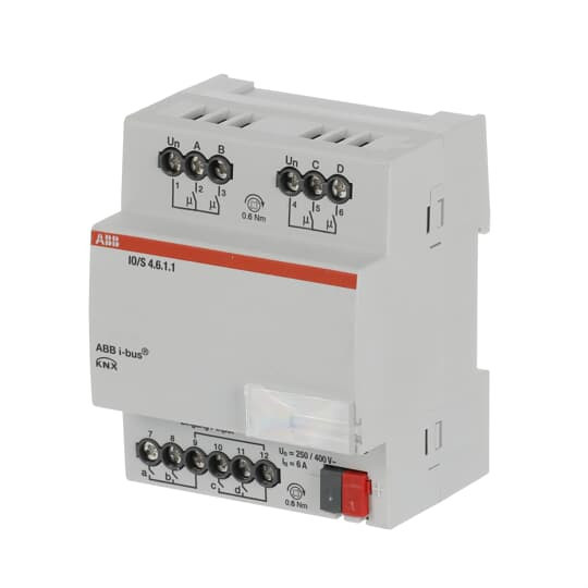 ABB IO/S4.6.1.1 E/A-Aktor, 4fach, REG, Made in Germany