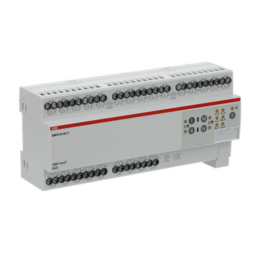 ABB SAH/S24.16.7.1 Schalt-/Jalousieaktor, 24fach, 16 A, REG, Made in Germany
