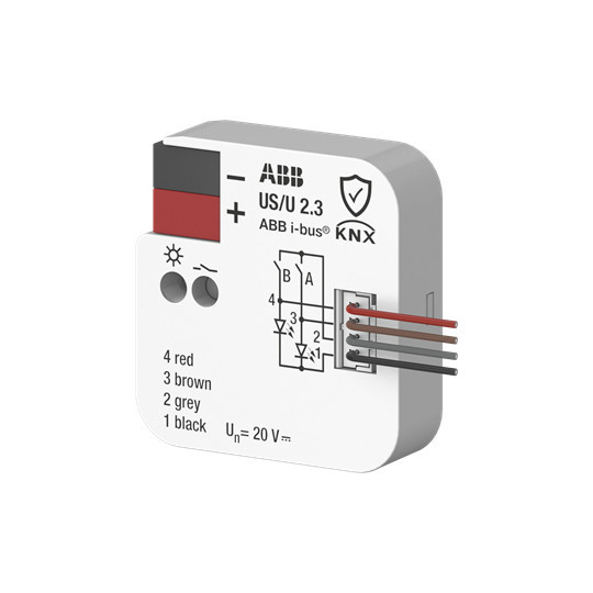 ABB US/U2.3 Universal-Schnittstelle, 2fach, UP, Made in Germany