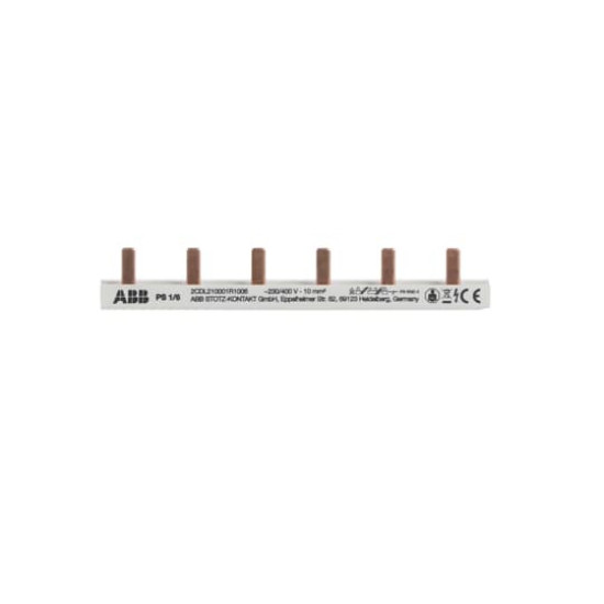 ABB PS1/6 Phasenschiene 1Ph.,6Pins,10qmm, Made in Germany