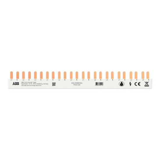 ABB PSX3/24N Phasenschiene FlexLine 3P+N, 24Pins, 12 TE, 10qmm L1-N-L2-N-L3-N-L1-..., Made in Germany