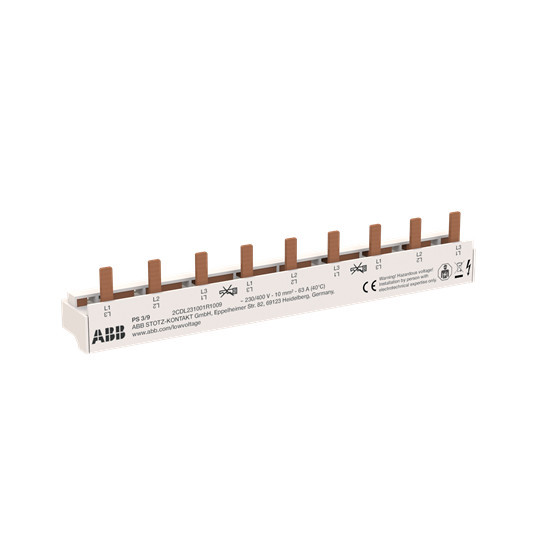 ABB PS3/9 Phasenschiene 3Ph.,9Pins,10qmm, Made in Germany