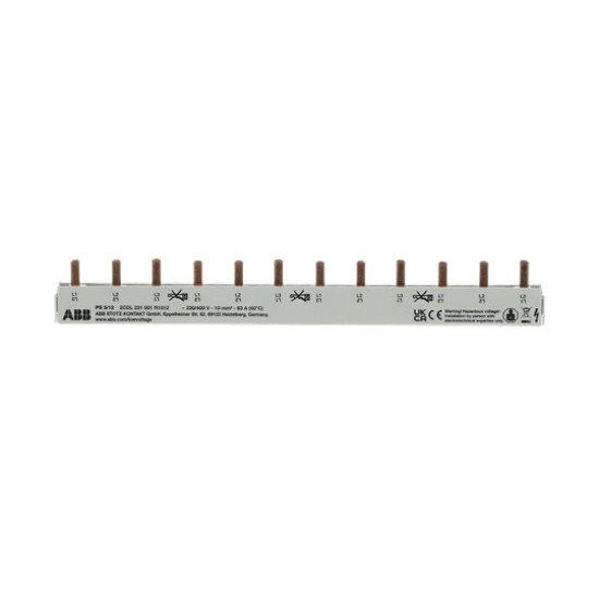 ABB PS3/12 Phasenschiene 3Ph.,12Pins,10qmm, Made in Germany