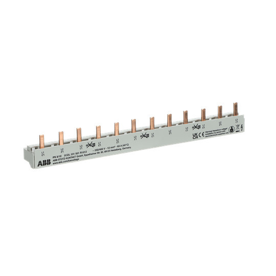 ABB PS3/12 Phasenschiene 3Ph.,12Pins,10qmm, Made in Germany
