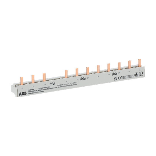 ABB PS3/12FI Phasenschiene 3Ph.,12Pins,10qmm, Made in Germany