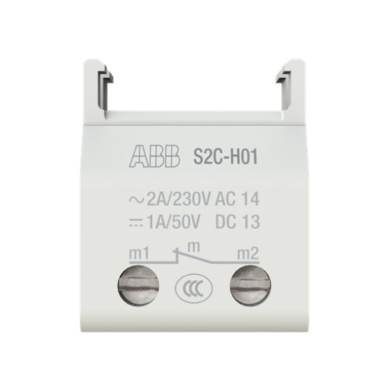 ABB S2C-H01 Integrierter Hilfsschalter 1 Öffner mit Schieber für MCB + AFDD