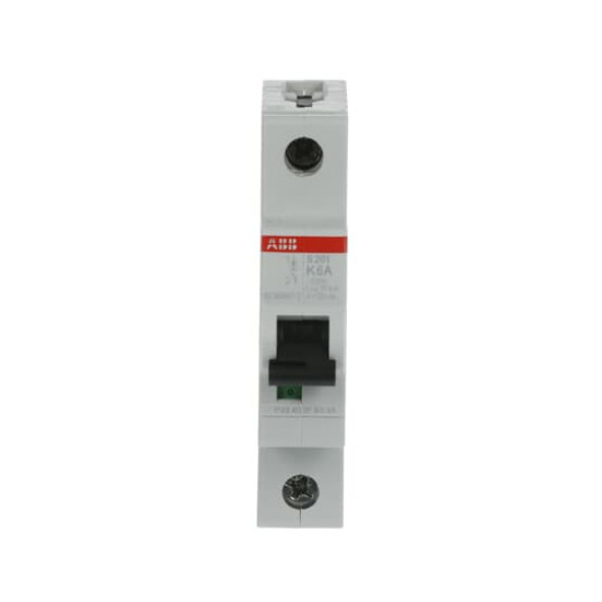 ABB S201-K6 Sicherungsautomat K-Char., 6 kA, 6 A, 1P, Made in Germany