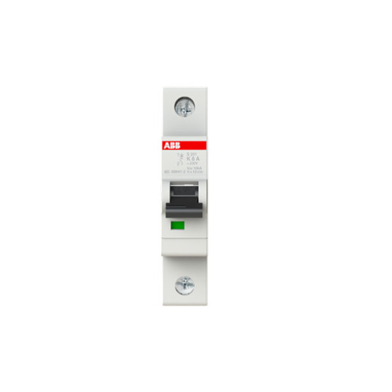 ABB S201-K8 Sicherungsautomat K-Char., 6 kA, 8 A, 1P, Made in Germany