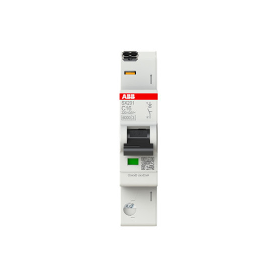 ABB SX201-C16 Sicherungsautomat Flexline C-Charakteristik, 6kA, 16A, 1P