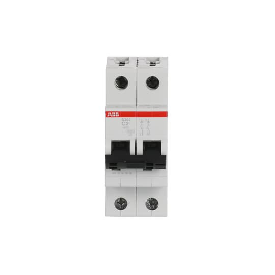 ABB S202-C2 Sicherungsautomat C-Char.,6kA,2A,2P, Made in Germany