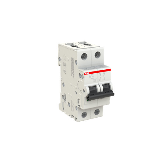 ABB S202-B16 Sicherungsautomat B-Char., 6 kA, 16 A, 2P, Made in Germany
