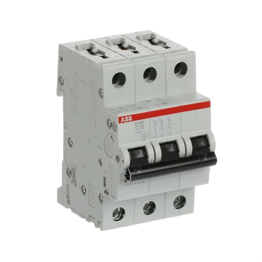 ABB S203-C10 Sicherungsautomat C-Char.,6kA,10A,3P, Made in Germany