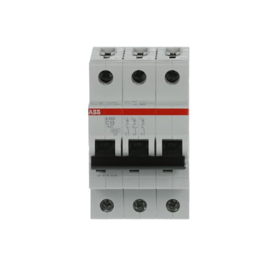 ABB S203-C13 Sicherungsautomat C-Char., 6 kA, 13 A, 3P, Made in Germany