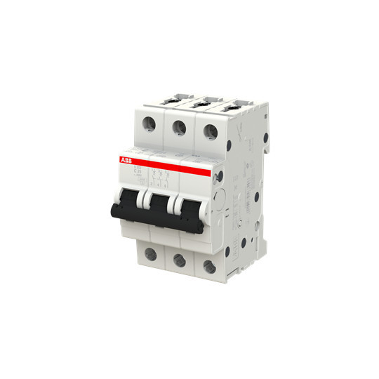 ABB S203-C25 Sicherungsautomat C-Char., 6 kA, 25 A, 3P, Made in Germany