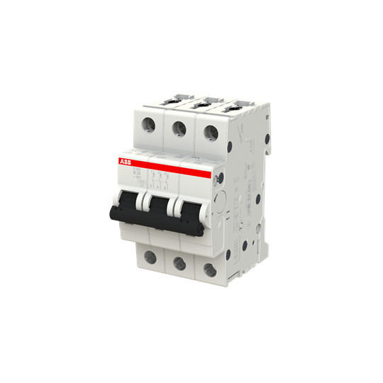 ABB S203-B25 Sicherungsautomat B-Char., 6 kA, 25 A, 3P, Made in Germany