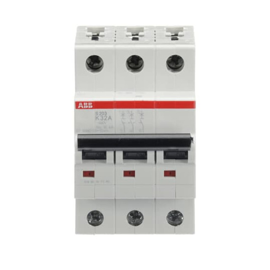 ABB S203-K32 Sicherungsautomat K-Char., 6 kA, 32 A, 3P, Made in Germany