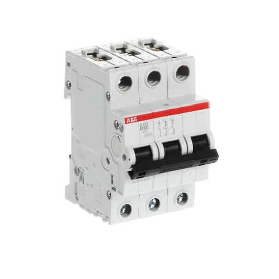 ABB S203-B80 Sicherungsautomat B-Char., 6kA, 80A, 3P, Made in Germany