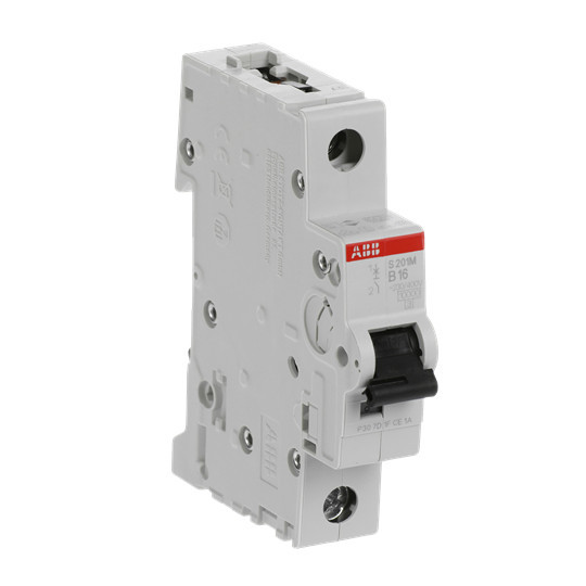 ABB S201M-B16 Sicherungsautomat B-Char., 10 kA, 16 A, 1P, Made in Germany