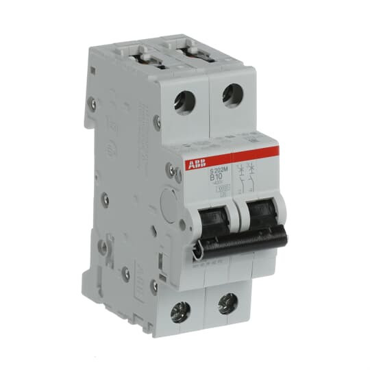 ABB S202M-B10 Sicherungsautomat B-Char., 10 kA, 10 A, 2P, Made in Germany