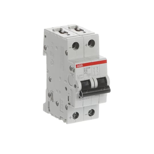 ABB S202M-B6UC Sicherungsautomat B-Char., 10 kA, 6 A, 2P, Made in Germany