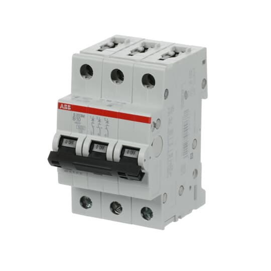 ABB S203M-B10 Sicherungsautomat B-Char., 10 kA, 10 A, 3P, Made in Germany