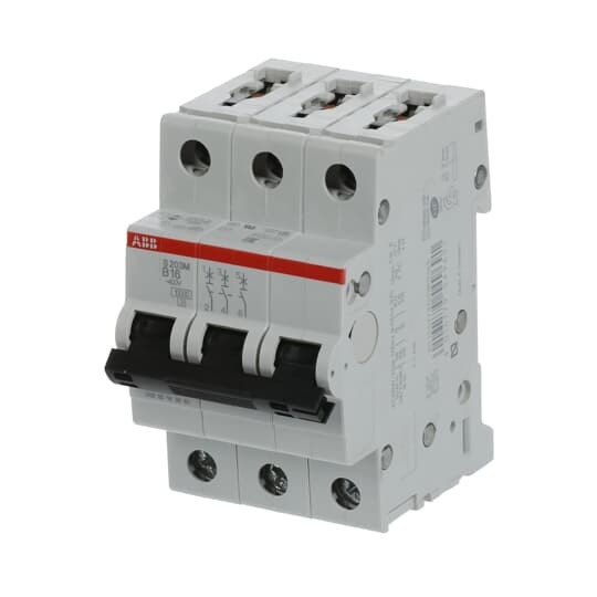 ABB S203M-B16 Sicherungsautomat B-Char., 10 kA, 16 A, 3P, Made in Germany