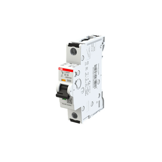 ABB S301P-B10 Sicherungsautomat B-Char., 25kA, 10A, 1P, Made in Germany