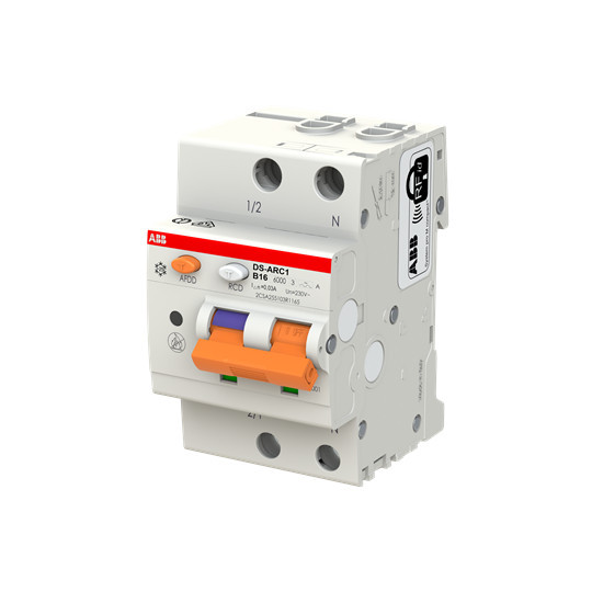 ABB AFDD+FI/LS DS-ARC1A-B16/0,03, 6kA, 3TE Fehlerlichtbogen-Schutzeinrichtung+FI/LS