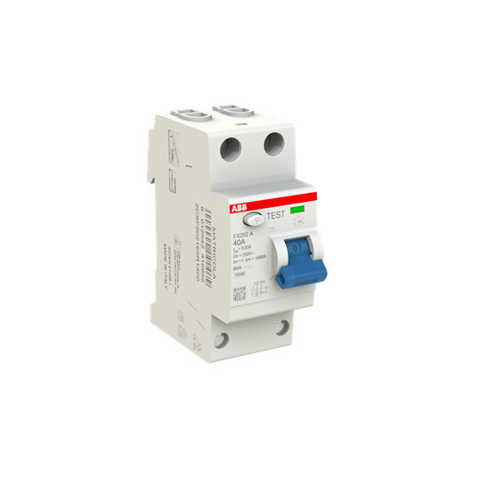 ABB FX202A-40/0,03 FI-Schutzschalter 2P,Typ A,40A,30mA FlexLine Push-in Technologie