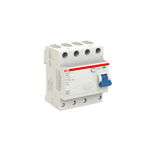 ABB FX204A-40/0,03 FI-Schutzschalter 4P,Typ A,40A,30mA FlexLine Push-in Technologie