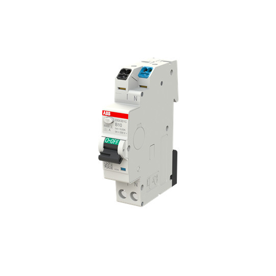 ABB DSX301CA-B10/0,03 FI/LS-Schalter, 1 TE 6kA, 1P+N, Typ A, B10, 30mA
