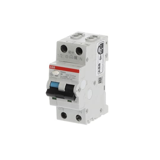 ABB DS201A-B6/0,03 FI/LS-Schalter 6kA, 1P+N, Typ A, B 6, 30mA