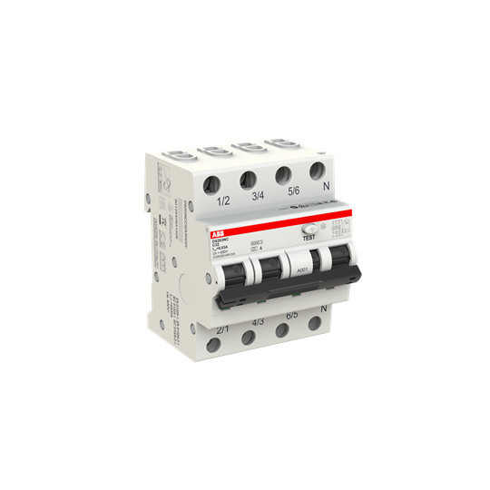 ABB DS203NCA-C32/0,03 FI/LS-Schalter 6kA, 3P+N, Typ A, C 32, 30mA