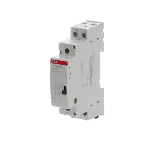 ABB E297-16-11/24 Installationsrelais Spule 24 VAC/ 24 VDC, 16 A, 1 NC + 1 NO