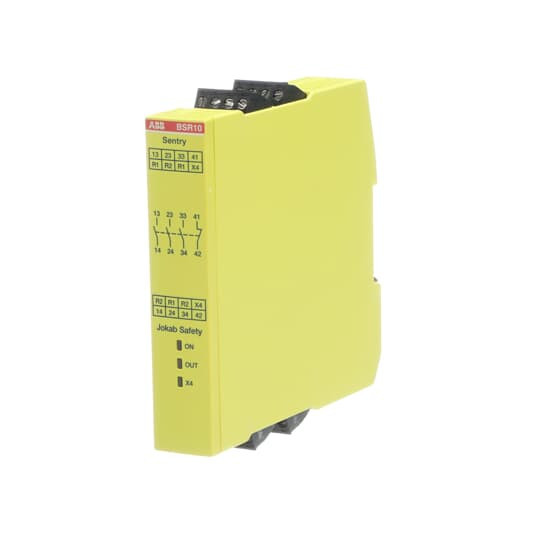 ABB SENTRY BSR10 24VDC SAFETY RELAY Relaisausgänge 3 NO + 1 NC, Made in Germany