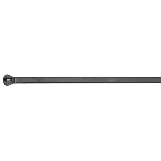 ABB TYB25MX Ty-Rap Stahlnasenkabelbinder Standard, 186x4,8 mm, 220N, schwarz, 1000 Stück